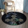Crow Round Carpet Floor Rug Living Room Bedroom Decor Round Area Rug Carpet