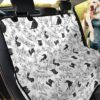 Crows Floral Pattern Car Back Seat Cover Dog Car Seat Covers - acf128bae484