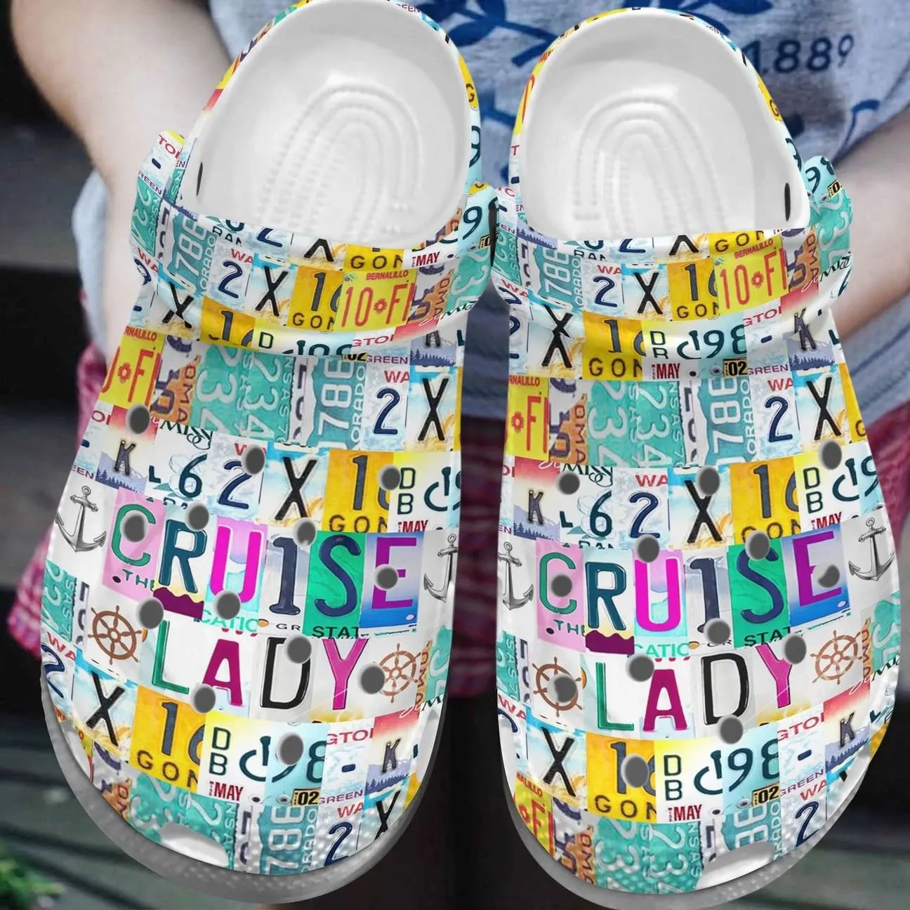 Cruise Personalize Clog Custom Crocs Fashionstyle Comfortable For Women Men Kid Print 3D Whitesole Cruise Lady Cruise Personalize Clog Custom Crocs Fashionstyle Comfortable For Women Men Kid Print 3D Whitesole Cruise Lady