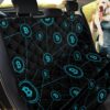 Cryptocurrency Pattern Dodger Blue And Black Car Back Seat Cover Dog Car Seat Covers - 2db60ea1b87b