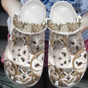 Curious Owls Personalized Clog Custom Crocs Comfortablefashion Style Comfortable For Women Men Kid Print 3D