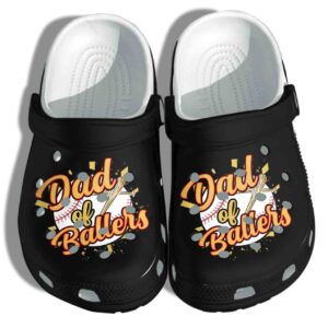 Customize Name Dad Of Ballers Crocs Clog Clog Shoes Gift For Father Day Grandpa