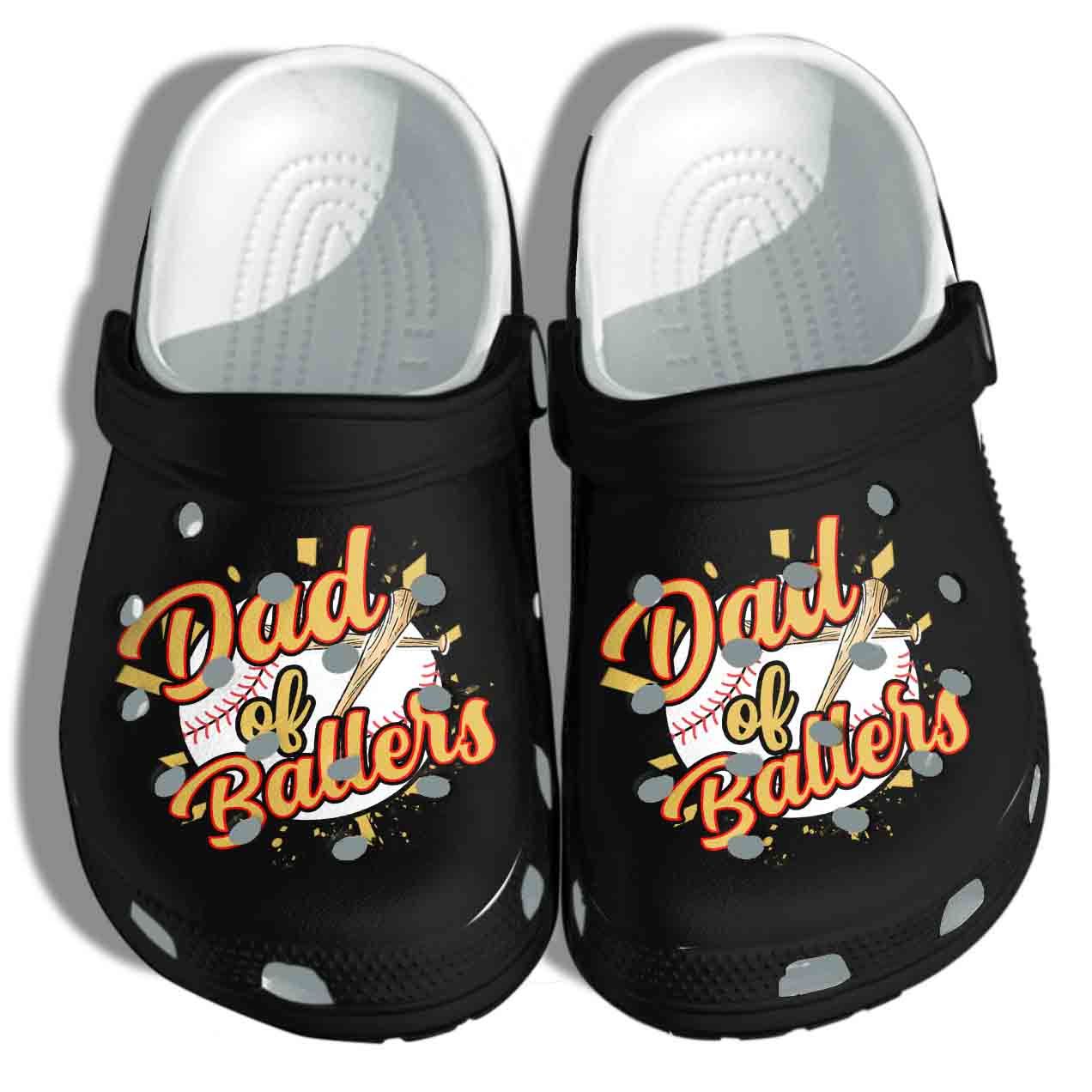 Customize Name Dad Of Ballers Crocs Clog Clog Shoes Gift For Father Day Grandpa Customize Name Dad Of Ballers Crocs Clog Clog Shoes Gift For Father Day Grandpa