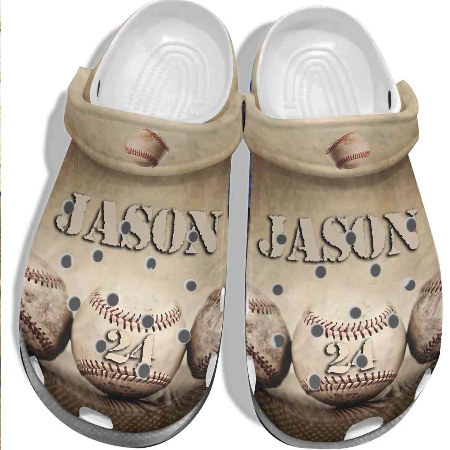 Customize Name Number Crocs Clog Shoes – Baseball Ball Shoes Crocs Clog For Men Women Customize Name Number Crocs Clog Shoes – Baseball Ball Shoes Crocs Clog For Men Women