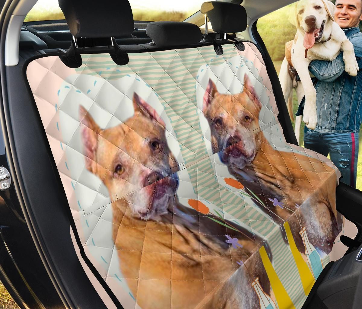 Cute American Pit Bull Terrier Design Car Back Seat Cover Dog Car Seat Covers - 7c0e08210ac2 Cute American Pit Bull Terrier Design Car Back Seat Cover Dog Car Seat Covers - 7c0e08210ac2