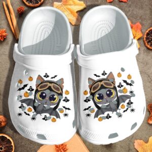 Cute Bat Halloween Crocs Clog Shoes Clog – Halloween Crocs Clog Crocband Clog Birthday Gift For Man Women
