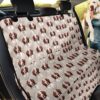 Cute Brittany Dog Pattern Car Back Seat Cover Dog Car Seat Covers - 25f34f595589