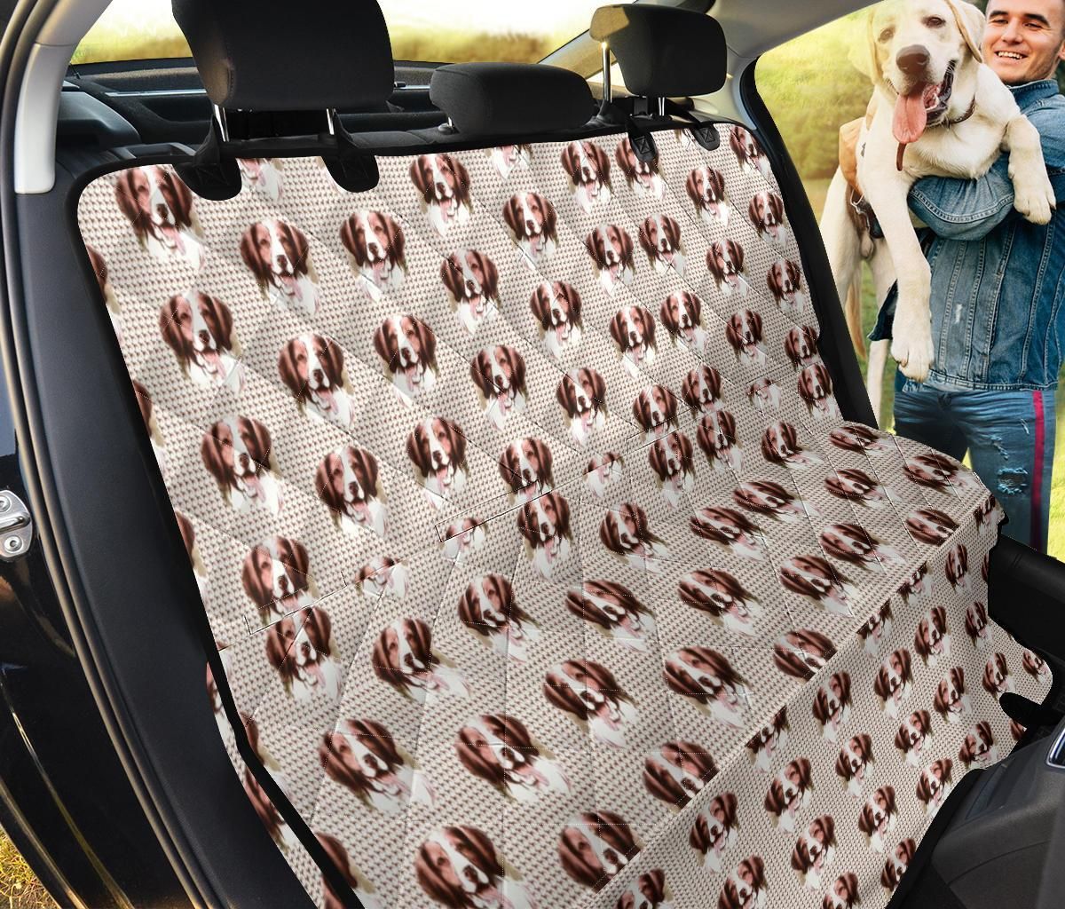 Cute Brittany Dog Pattern Car Back Seat Cover Dog Car Seat Covers - 25f34f595589 Cute Brittany Dog Pattern Car Back Seat Cover Dog Car Seat Covers - 25f34f595589