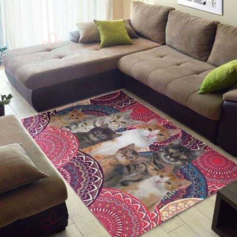 Cute Cats Rug Sport Decor Gift Floor Decor Living Room Carpet Rug Area Rug - cb94ec853d68 Cute Cats Rug Sport Decor Gift Floor Decor Living Room Carpet Rug Area Rug - cb94ec853d68