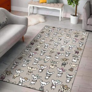 Cute Chihuahua Rug Sport Decor Gift Floor Decor Living Room Carpet Rug Area Rug - 5308a3db0e1a