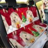 Cute Chow Chow Christmas Design Car Back Seat Cover Dog Car Seat Covers - 8eb3e3c80569