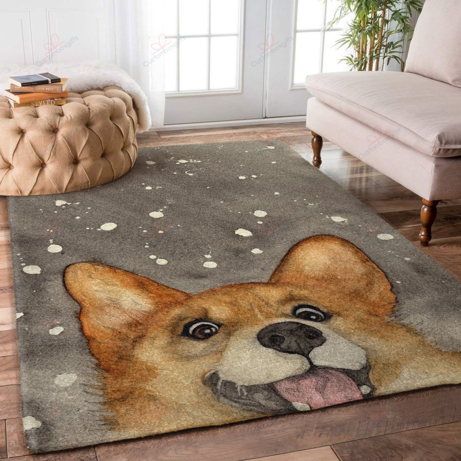 Cute Corgi Rug Sport Decor Gift Floor Decor Living Room Carpet Rug Area Rug - 6a57de5be70c Cute Corgi Rug Sport Decor Gift Floor Decor Living Room Carpet Rug Area Rug - 6a57de5be70c