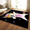 Cute Dabbing Unicorn Rug Sport Decor Gift Floor Decor Living Room Carpet Rug Area Rug - 8b3c6279fdc8
