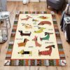 Cute Dachshund Rug Sport Decor Gift Floor Decor Living Room Carpet Rug Area Rug - 0f60f23b3f1c