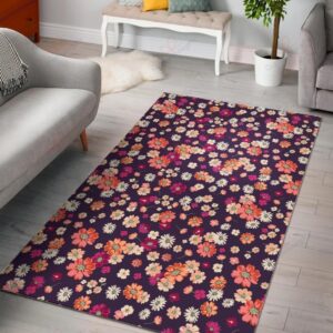 Cute Daisy Colorfulpattern Rug Sport Decor Gift Floor Decor Living Room Carpet Rug Area Rug - 794eb229cb3f