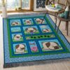 Cute Dog 02 Rug Sport Decor Gift Floor Decor Living Room Carpet Rug Area Rug - ce365463ca05