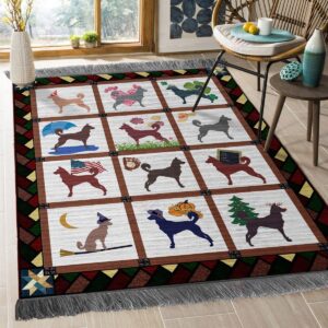Cute Dog 05 Rug Sport Decor Gift Floor Decor Living Room Carpet Rug Area Rug - 1485ae23e3e2