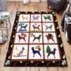 Cute Dog 05 Rug Sport Decor Gift Floor Decor Living Room Carpet Rug Area Rug - be6ea2e0facd