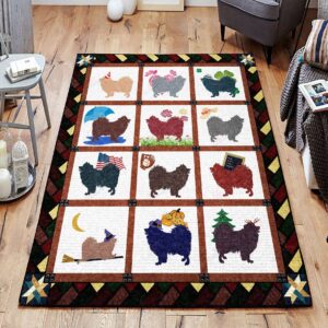 Cute Dog 06 Rug Sport Decor Gift Floor Decor Living Room Carpet Rug Area Rug - 586232ef77dd