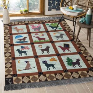 Cute Dog 07 Rug Sport Decor Gift Floor Decor Living Room Carpet Rug Area Rug - 4863759c9c92