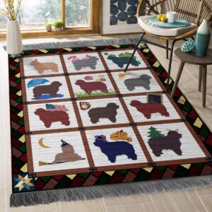 Cute Dog 09 Rug Sport Decor Gift Floor Decor Living Room Carpet Rug Area Rug - a048d9c1cf58