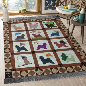 Cute Dog 09 Rug Sport Decor Gift Floor Decor Living Room Carpet Rug Area Rug - de767a4c7959