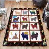 Cute Dog 09 Rug Sport Decor Gift Floor Decor Living Room Carpet Rug Area Rug - 6d8406330c98