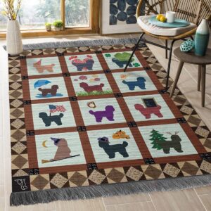 Cute Dog 10 Rug Sport Decor Gift Floor Decor Living Room Carpet Rug Area Rug - 738d15633caa