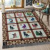 Cute Dog 10 Rug Sport Decor Gift Floor Decor Living Room Carpet Rug Area Rug - e243cef577ea