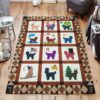Cute Dog 10 Rug Sport Decor Gift Floor Decor Living Room Carpet Rug Area Rug - c9c872fd68bf