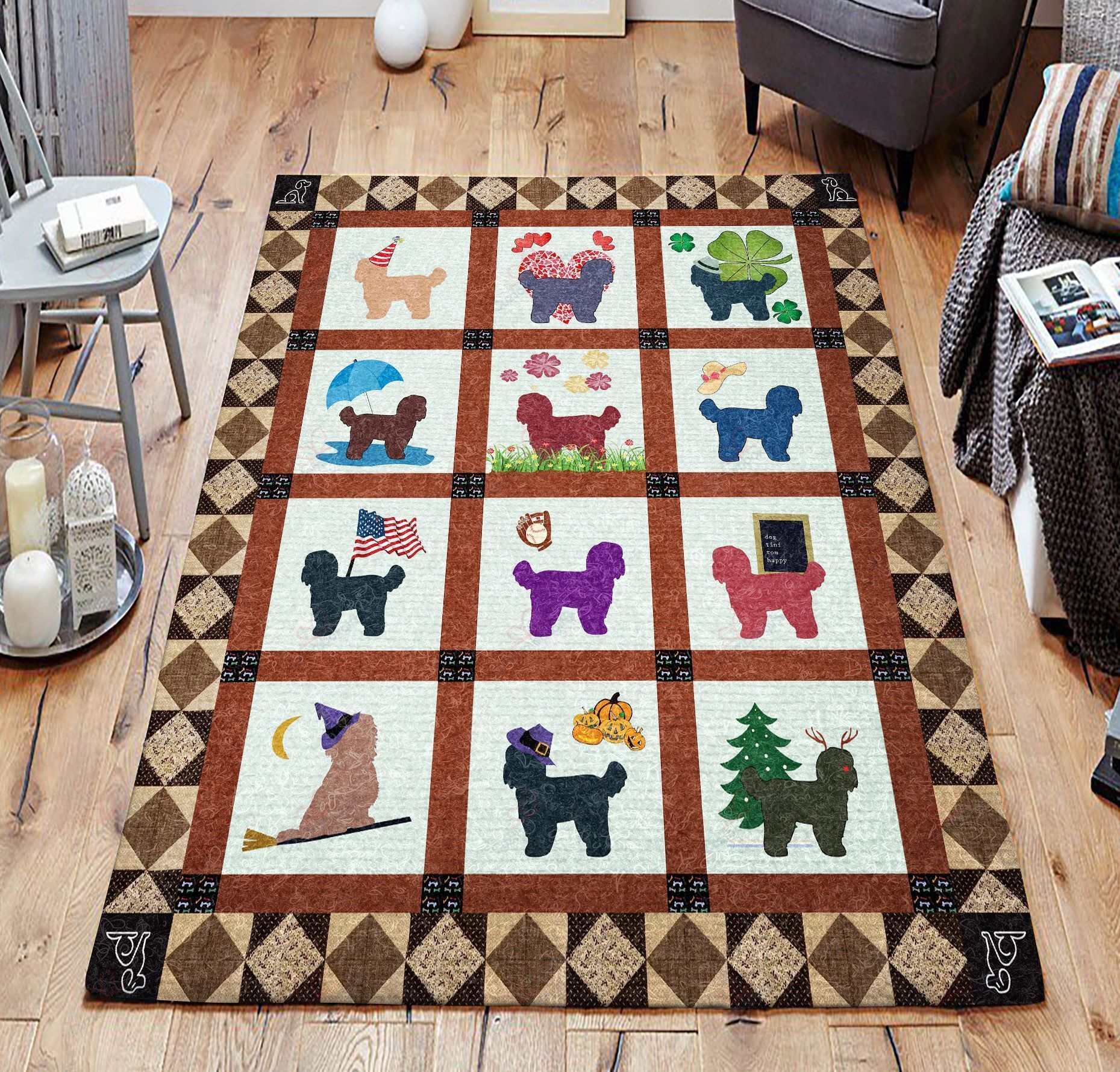 Cute Dog 10 Rug Sport Decor Gift Floor Decor Living Room Carpet Rug Area Rug - c9c872fd68bf Cute Dog 10 Rug Sport Decor Gift Floor Decor Living Room Carpet Rug Area Rug - c9c872fd68bf