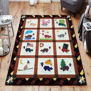 Cute Dog 11 Rug Sport Decor Gift Floor Decor Living Room Carpet Rug Area Rug - 204225d8220f