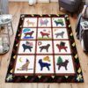 Cute Dog 12 Rug Sport Decor Gift Floor Decor Living Room Carpet Rug Area Rug - f6907746bf3f