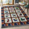 Cute Dog 17 Rug Sport Decor Gift Floor Decor Living Room Carpet Rug Area Rug - ba26a138154d