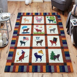 Cute Dog 17 Rug Sport Decor Gift Floor Decor Living Room Carpet Rug Area Rug - 6d98afe07b8a
