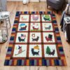 Cute Dog 18 Rug Sport Decor Gift Floor Decor Living Room Carpet Rug Area Rug - 61d4efd43382