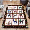 Cute Dog 19 Rug Sport Decor Gift Floor Decor Living Room Carpet Rug Area Rug - 356703842fa8