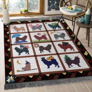 Cute Dog 20 Rug Sport Decor Gift Floor Decor Living Room Carpet Rug Area Rug - 10ed6fbb2cc0