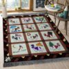 Cute Dog 21 Rug Sport Decor Gift Floor Decor Living Room Carpet Rug Area Rug - c4ebbc2da963