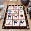 Cute Dog 24 Rug Sport Decor Gift Floor Decor Living Room Carpet Rug Area Rug - 274dbac46c83