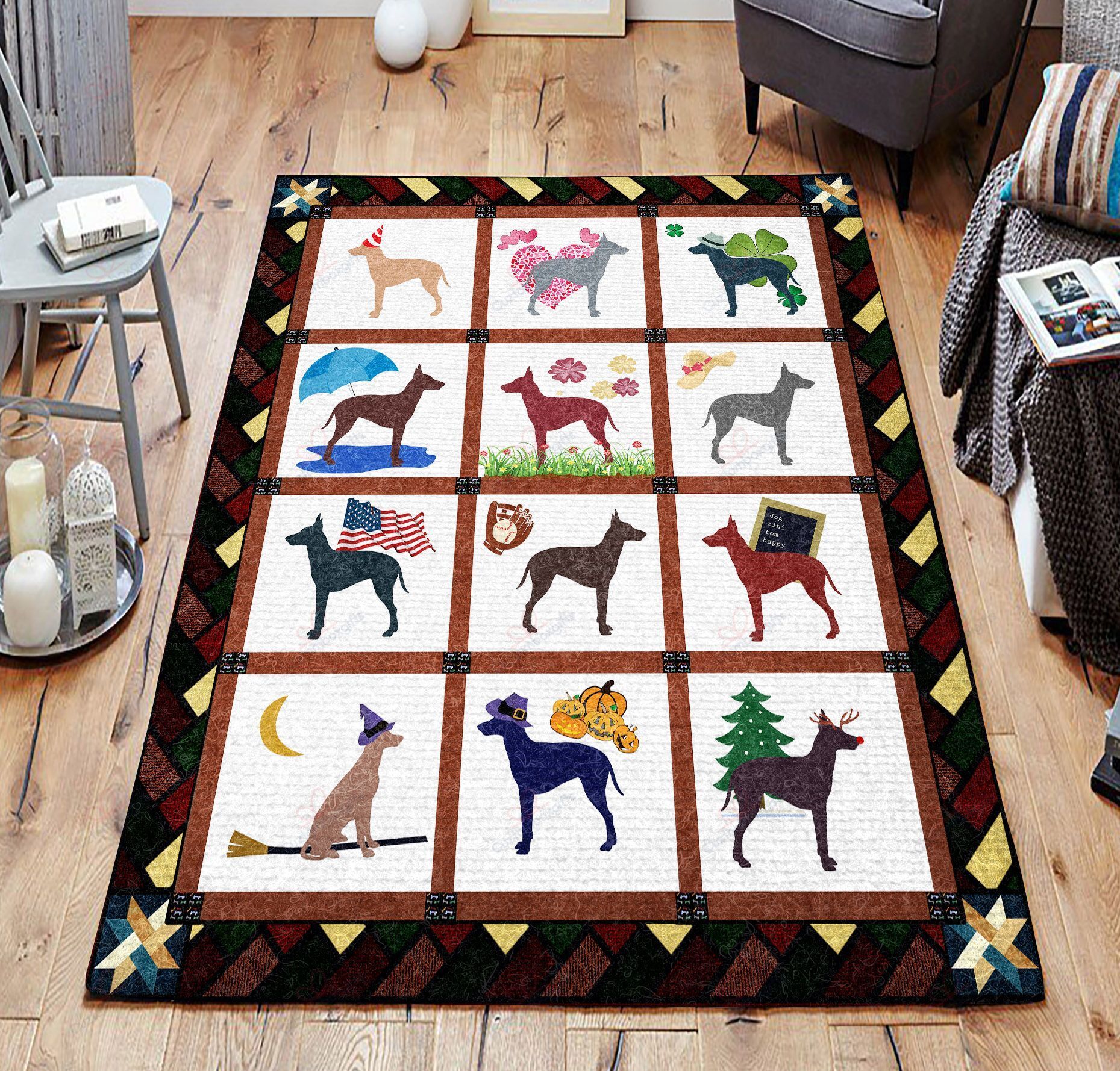 Cute Dog 24 Rug Sport Decor Gift Floor Decor Living Room Carpet Rug Area Rug - 274dbac46c83 Cute Dog 24 Rug Sport Decor Gift Floor Decor Living Room Carpet Rug Area Rug - 274dbac46c83