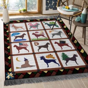 Cute Dog 25 Rug Sport Decor Gift Floor Decor Living Room Carpet Rug Area Rug - 516a7a41c4ba