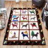 Cute Dog 25 Rug Sport Decor Gift Floor Decor Living Room Carpet Rug Area Rug - 816bf682f15e