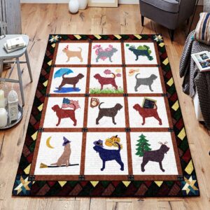 Cute Dog 26 Rug Sport Decor Gift Floor Decor Living Room Carpet Rug Area Rug - 97abb5526a6a