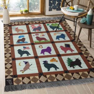 Cute Dog 27 Rug Sport Decor Gift Floor Decor Living Room Carpet Rug Area Rug - ec491e9a4f00