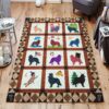 Cute Dog 27 Rug Sport Decor Gift Floor Decor Living Room Carpet Rug Area Rug - a74656e7330b