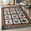 Cute Dog 28 Rug Sport Decor Gift Floor Decor Living Room Carpet Rug Area Rug - 55ae657eb538