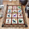 Cute Dog 28 Rug Sport Decor Gift Floor Decor Living Room Carpet Rug Area Rug - f4ac14adc0f8