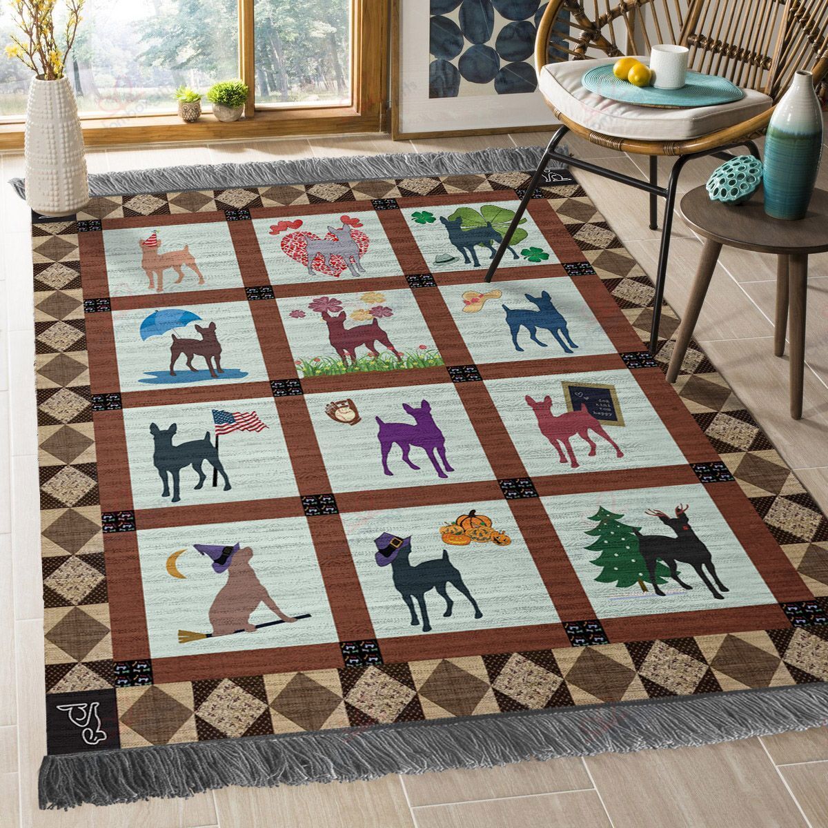 Cute Dog 29 Rug Sport Decor Gift Floor Decor Living Room Carpet Rug Area Rug - 51b84af0967c Cute Dog 29 Rug Sport Decor Gift Floor Decor Living Room Carpet Rug Area Rug - 51b84af0967c