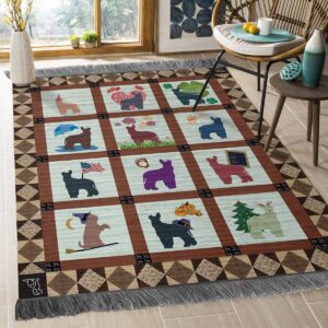 Cute Dog 32 Rug Sport Decor Gift Floor Decor Living Room Carpet Rug Area Rug - 03dae471b148